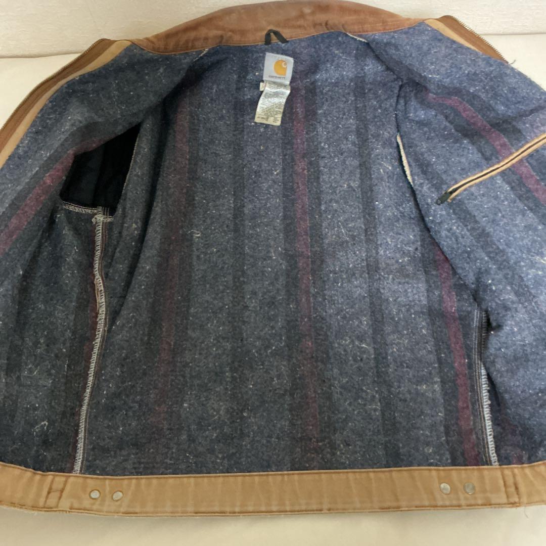 ビンテージ!カーハート デトロイトジャケット ベージュUSA製サイズ42古着