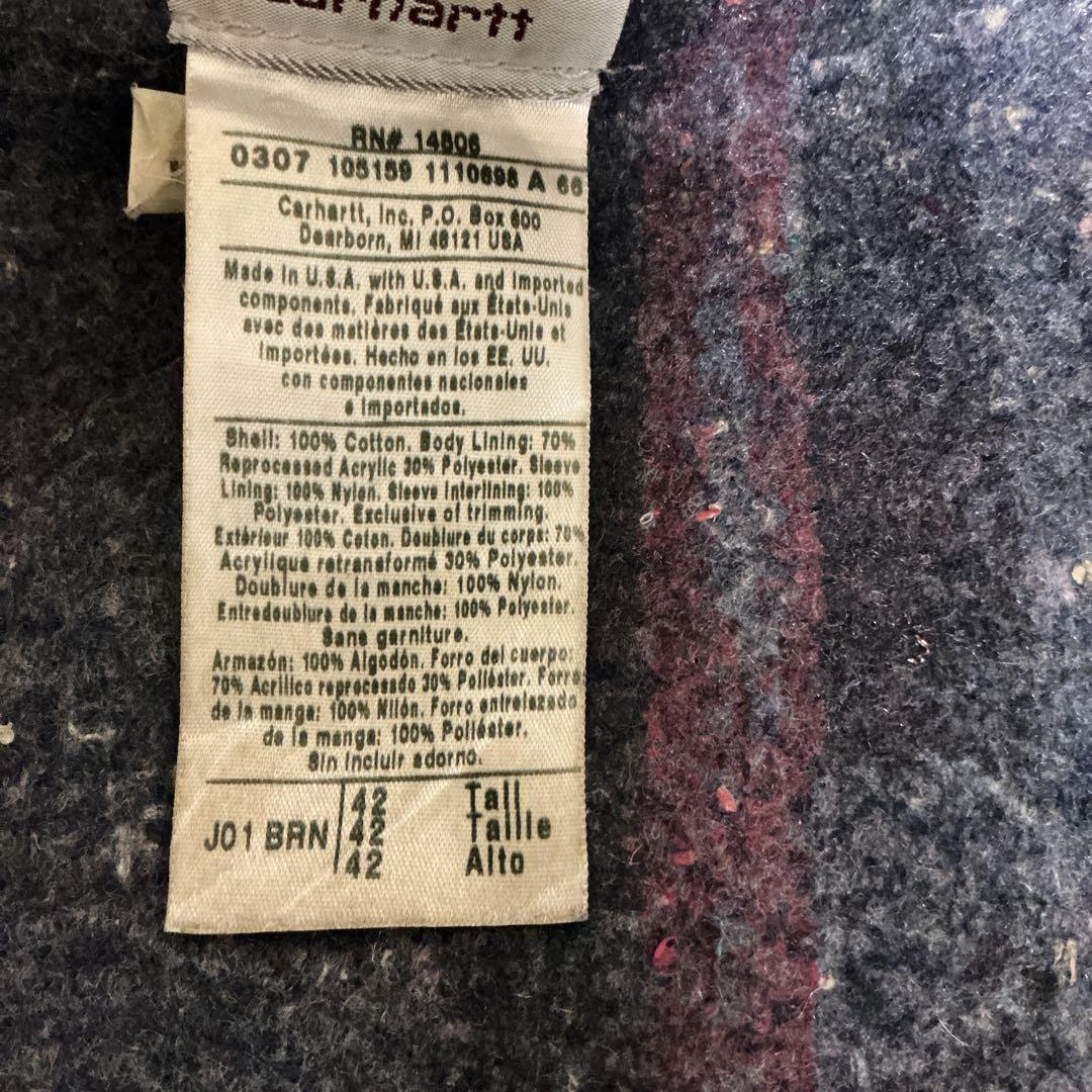 ビンテージ!カーハート デトロイトジャケット ベージュUSA製サイズ42古着