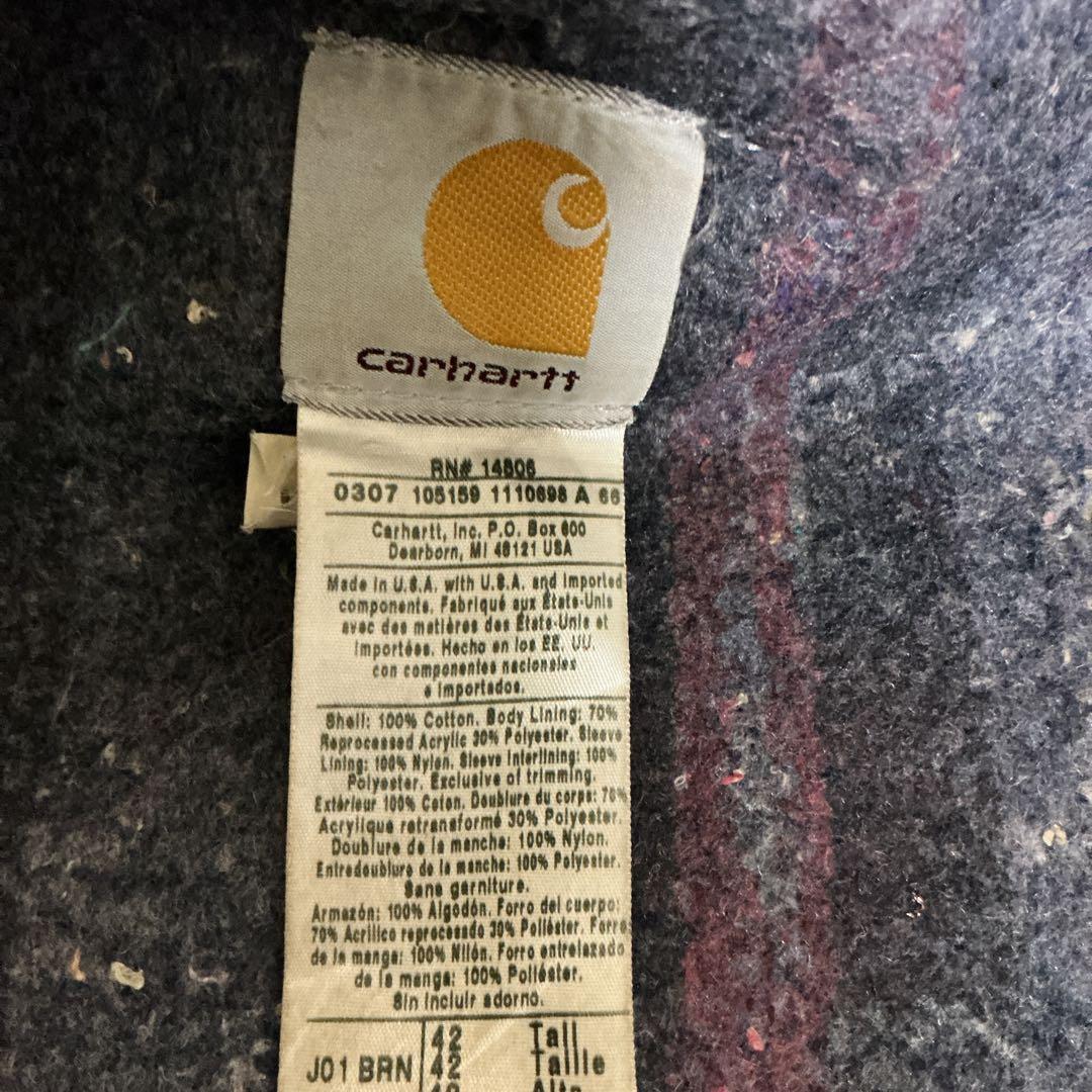 ビンテージ!カーハート デトロイトジャケット ベージュUSA製サイズ42古着