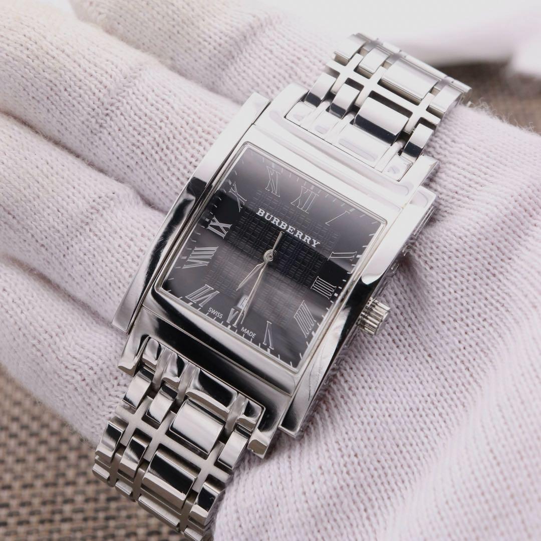 正規品【新品電池】BURBERRY ヘリテージ/BU1555 動作品 人気モデル