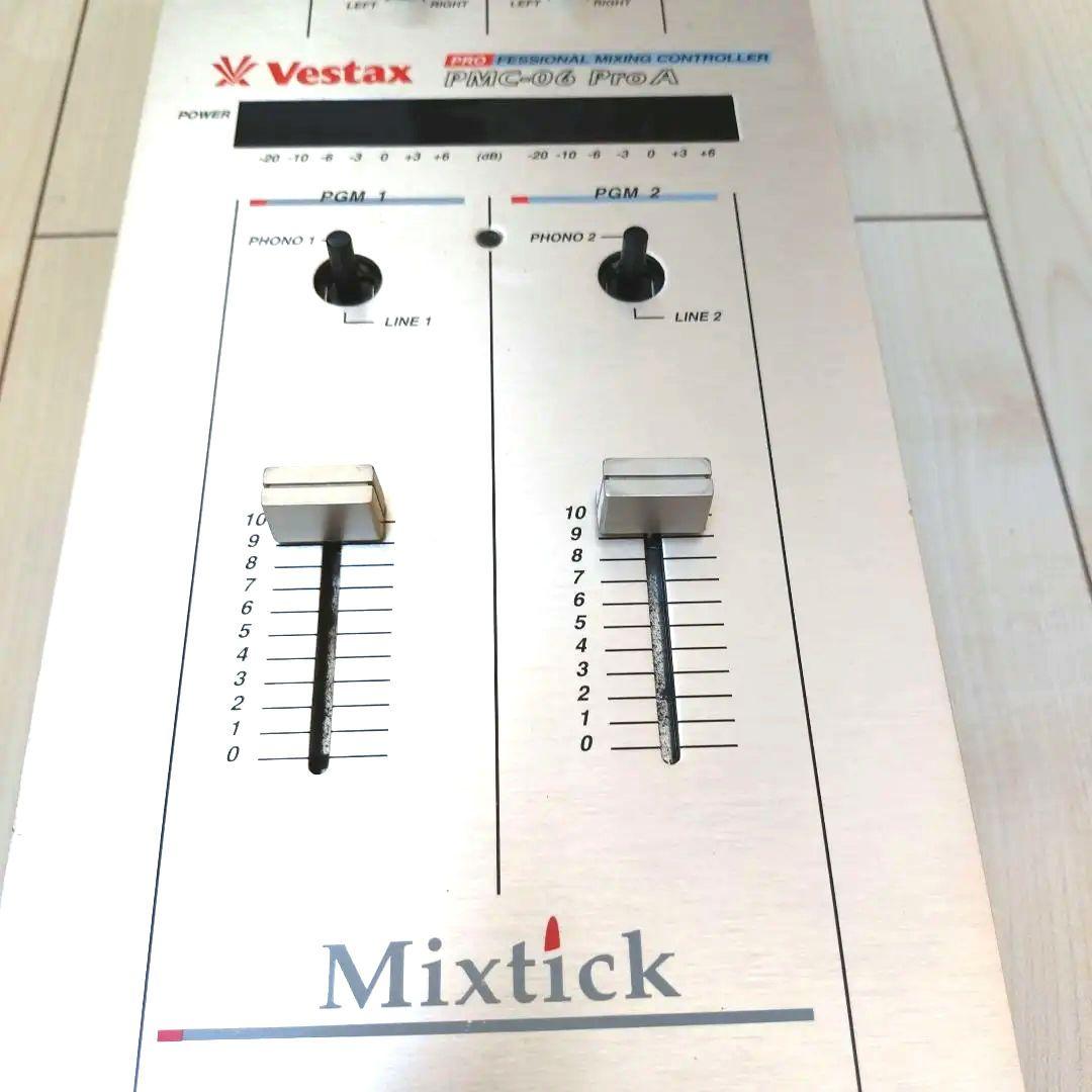 動作確認済 Vestax PMC-06PROA DJミキサー メンテ済