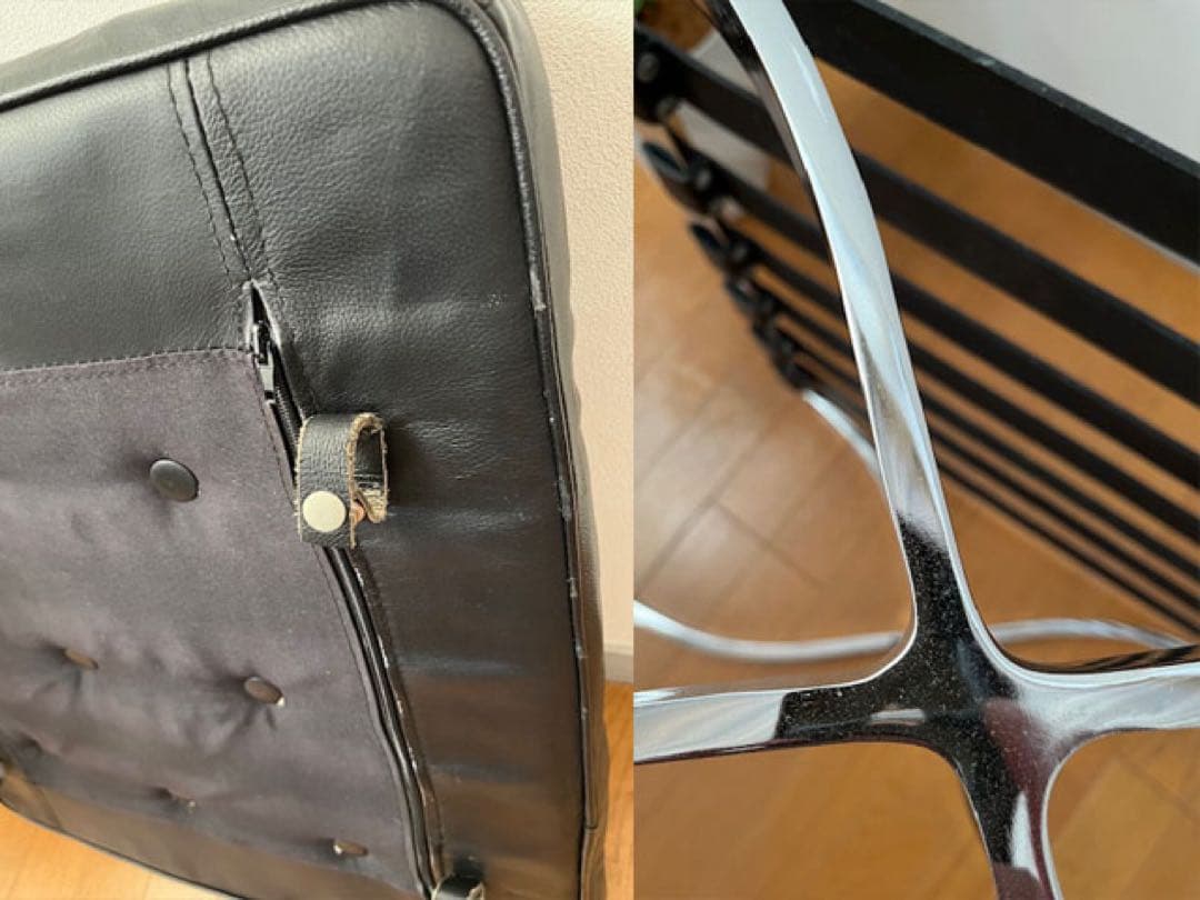 バルセロナスツール　オットマン ミース・ファン・デル・ローエ 本革 リプロダクト