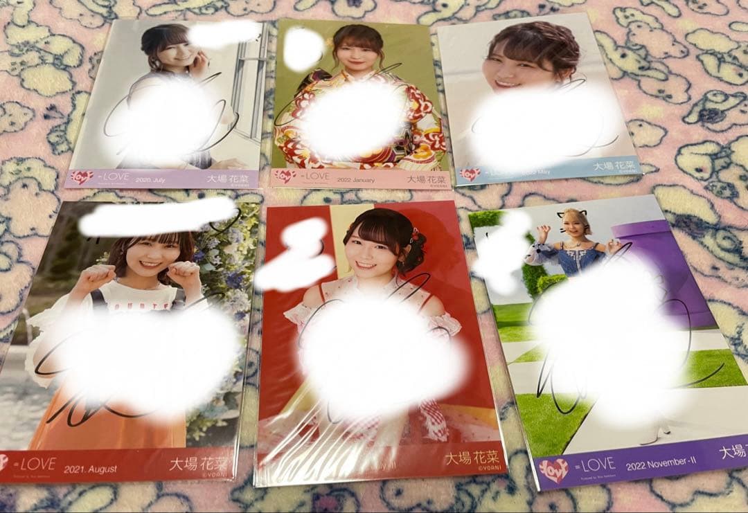 =LOVE イコラブ 大場花菜 直筆
