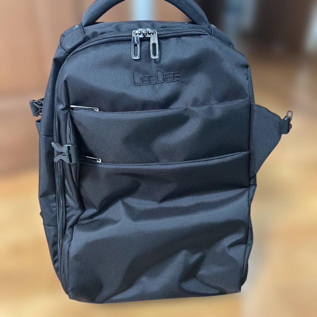 LeeDee 2wayキャリーバック　ブラック 美品