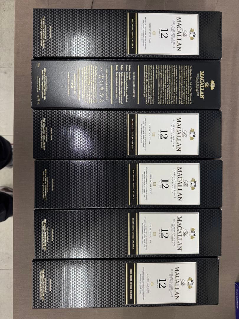 MACALLAN 12年 シェリーオーク 700ml 6本セット