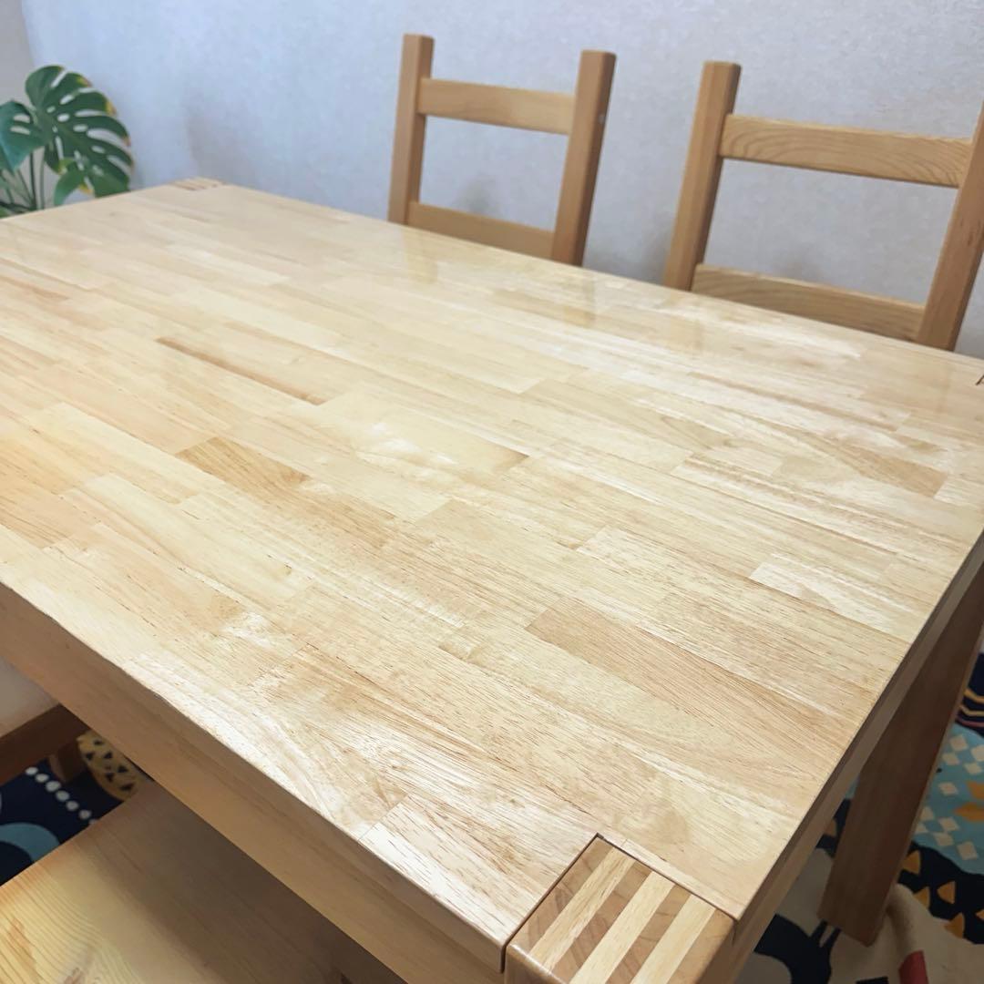 極美品IKEA木製ダイニングテーブルNORDBYイケア北欧無印良品ボーコンセプト