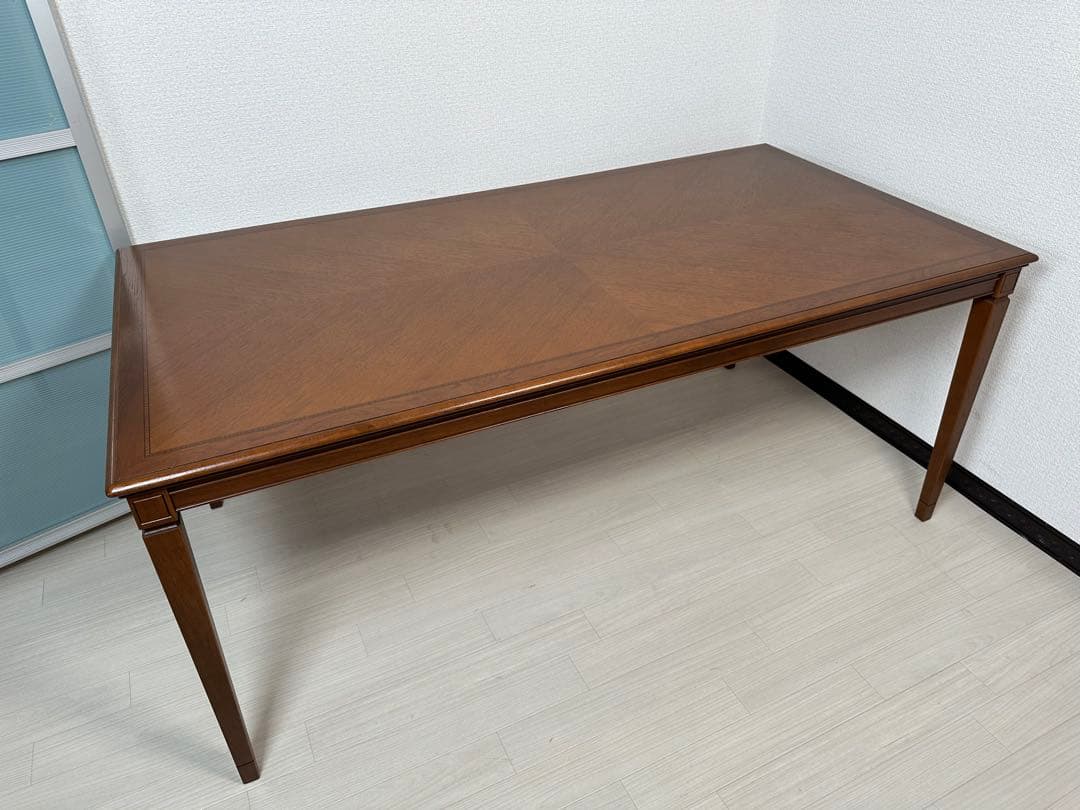 カンディハウス バートン ヒッコリー材 ダイニングテーブル 北欧　※i1※