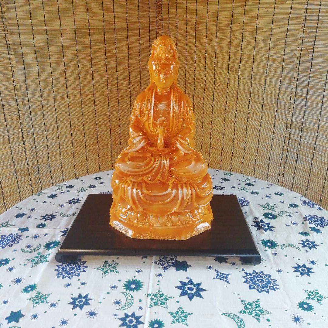 仏像(観音菩薩像)　※台座付き