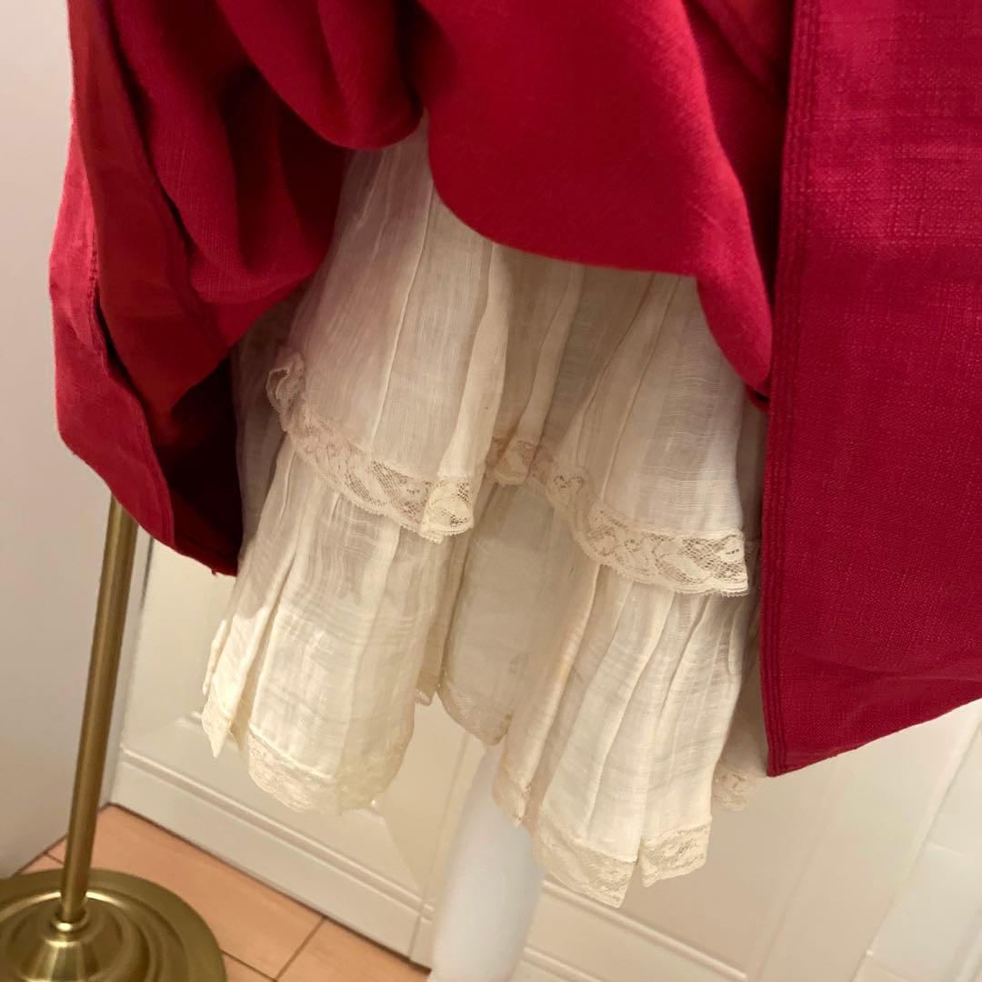 【12万円】Louis VUITTON シルクレース　スカート