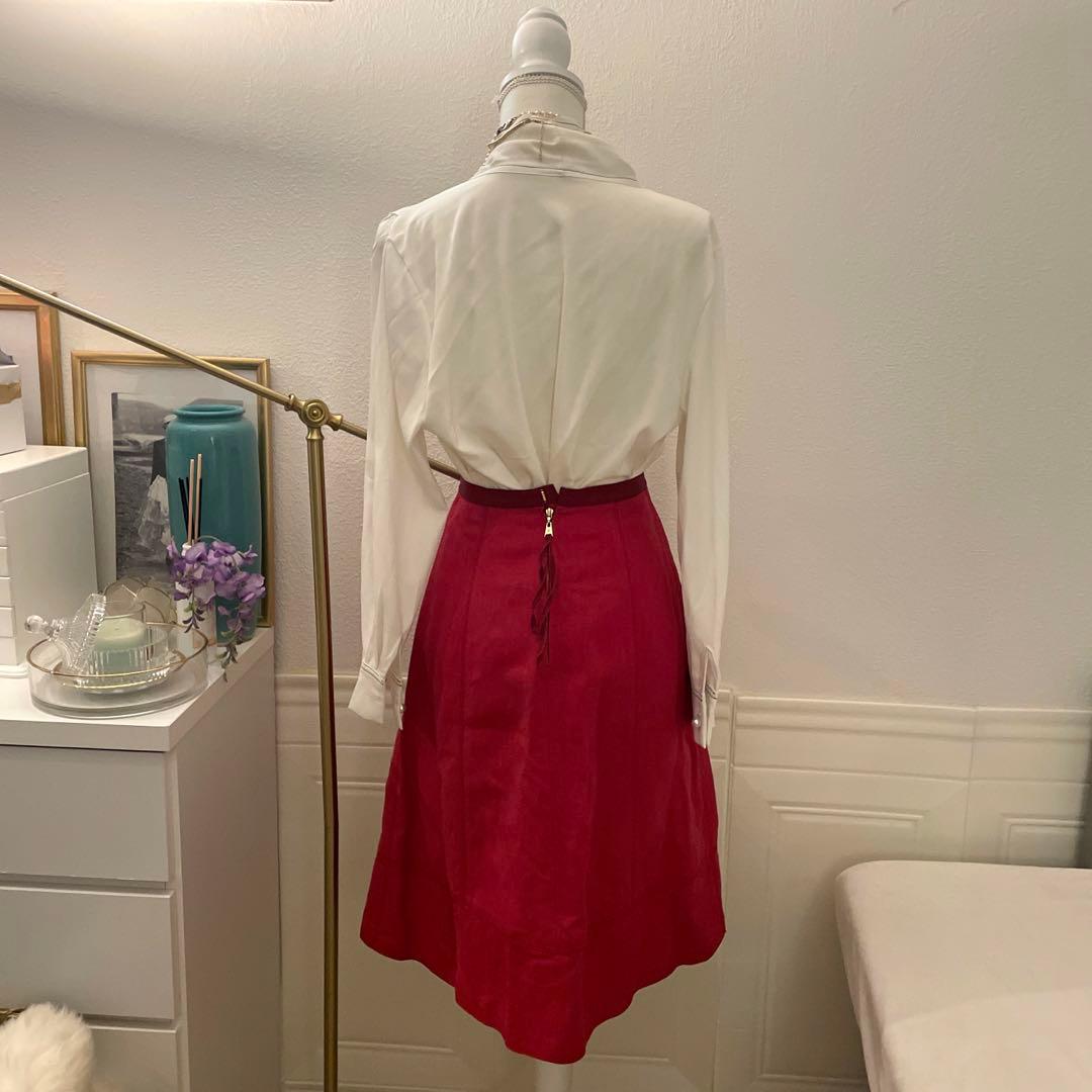 【12万円】Louis VUITTON シルクレース　スカート