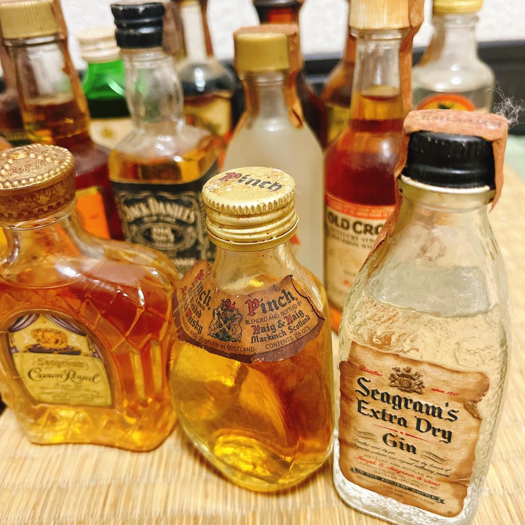 【未開封】ウイスキーミニボトル☆２１本セット☆古酒