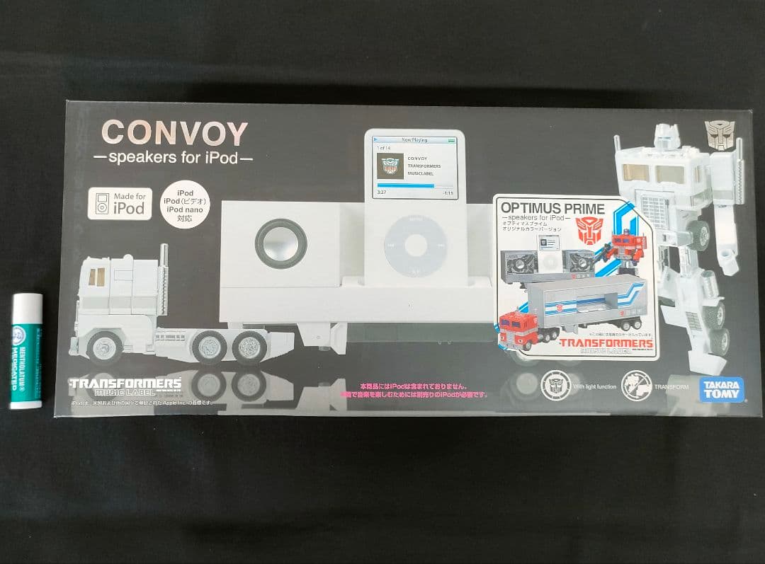 新品　トランスフォーマー　ミュージックレーベル　スピーカーiPod　コンボイ