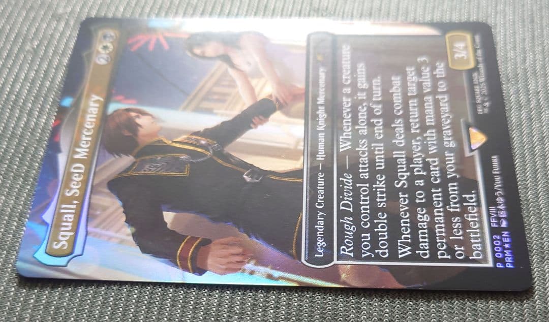 mtg 稀少個体 優勝プロモ SeeDの傭兵スコール ボーダーレス FOIL 英