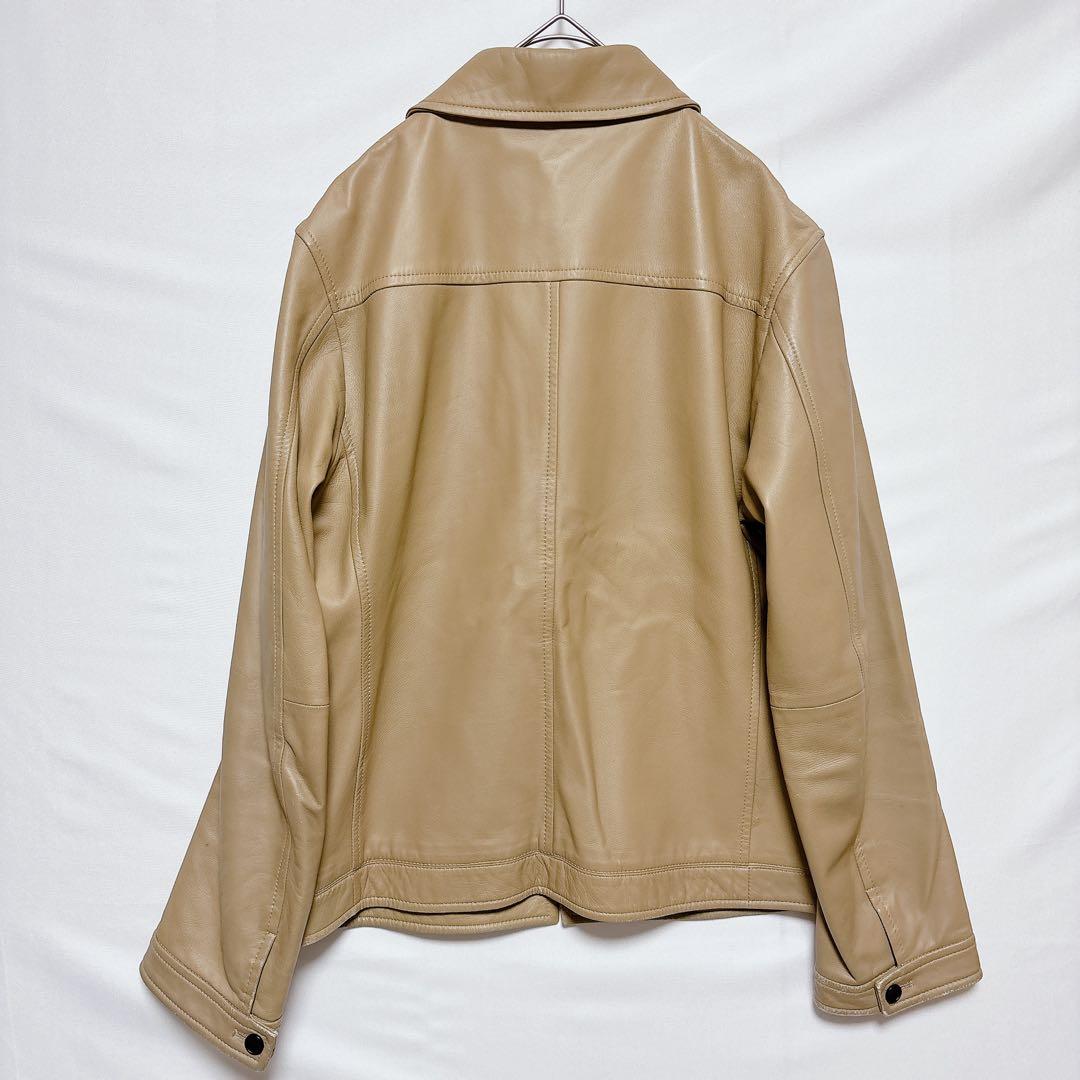 バーバリー　レザージャケット　羊革　三陽商会　羽織り　かっこいい　シンプル　大人