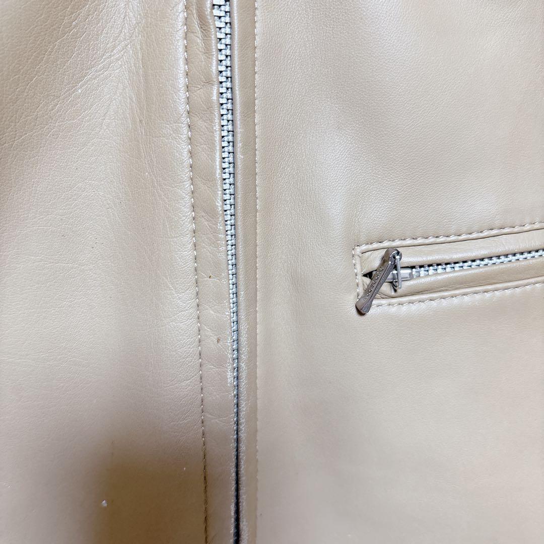 バーバリー　レザージャケット　羊革　三陽商会　羽織り　かっこいい　シンプル　大人