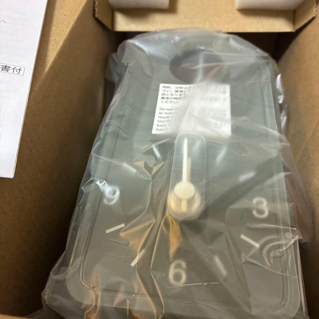 無印良品　鳩時計　グリーン色　新品未開封　一年前に購入