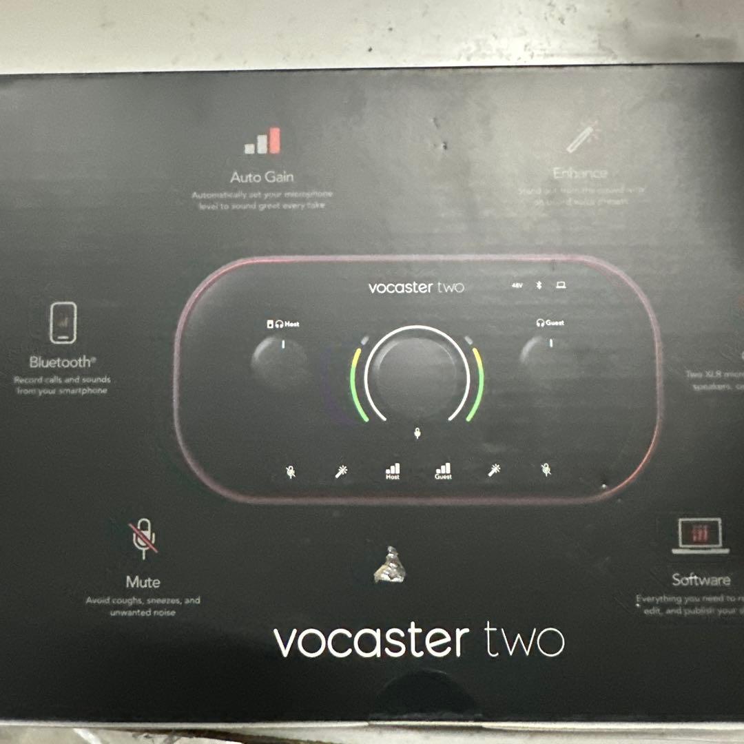 Focusrite Vocaster Two オーディオインターフェイス