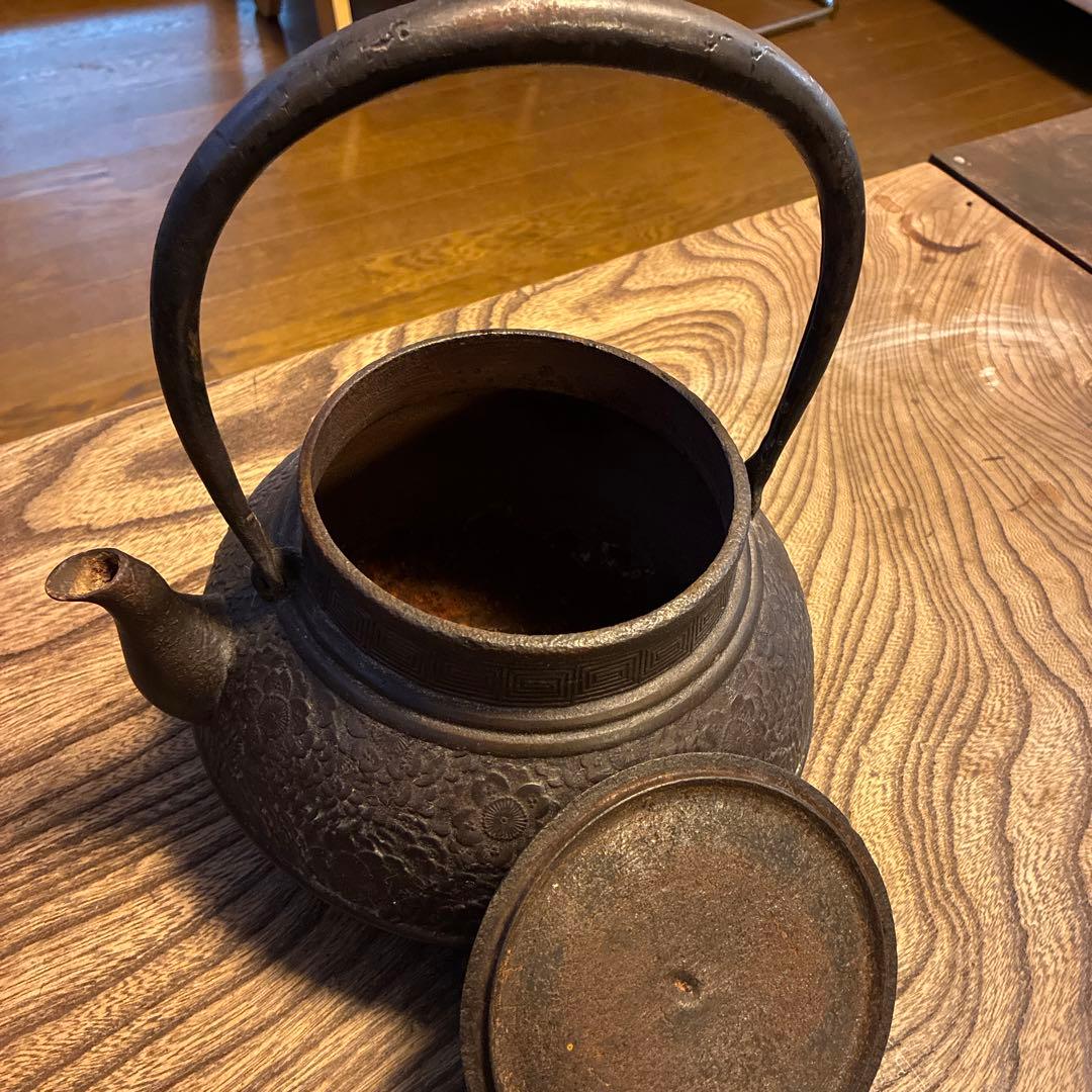 鉄瓶 鉄製 茶道具　大型
