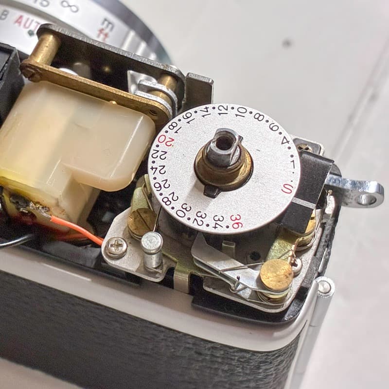 【整備品】珍品　KONICA C35 コニカ シルバーカウンター