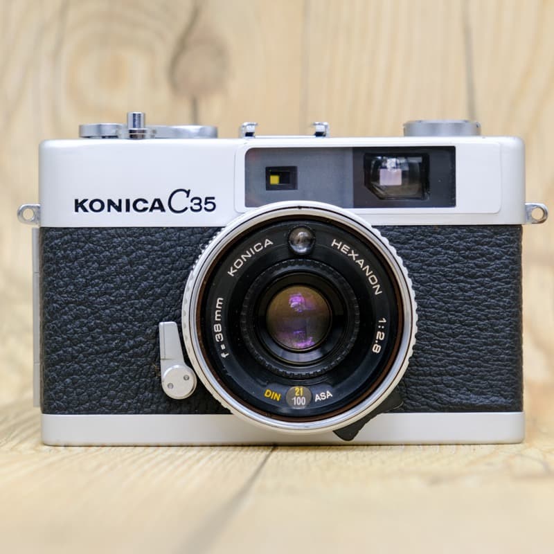 【整備品】珍品　KONICA C35 コニカ シルバーカウンター