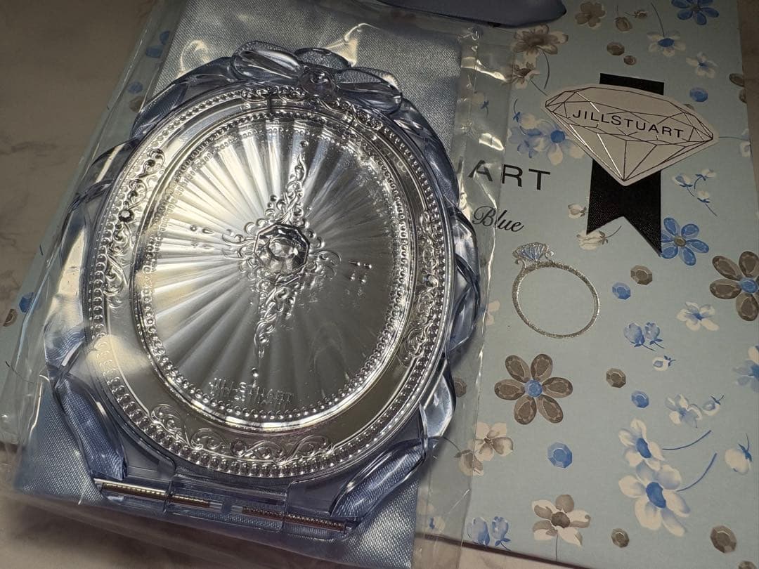 限定 ジルスチュアート サムシングピュアブルー ミラー ギフトショッパー付