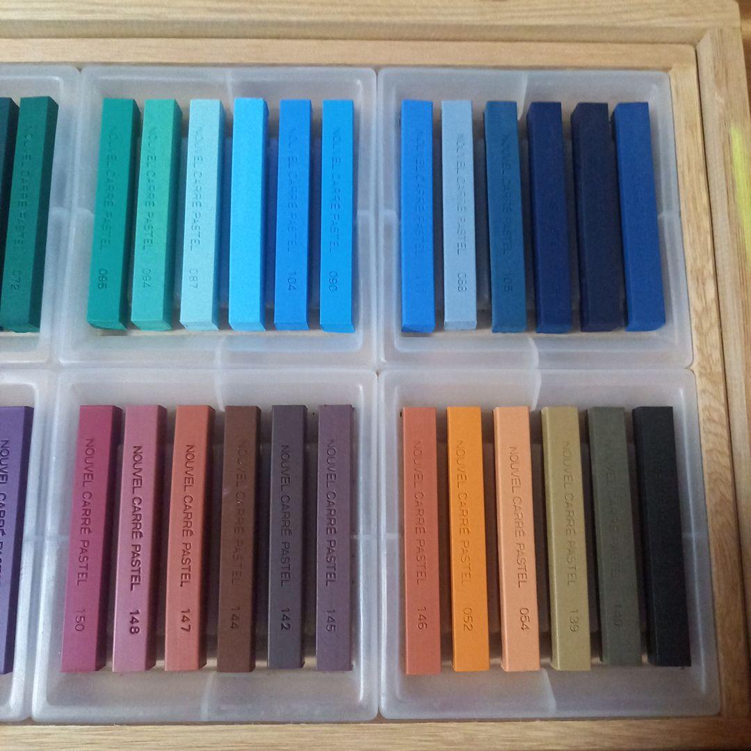 CARRE PASTEL木製パステルケース ヌーベルカレーパステル 96色セット