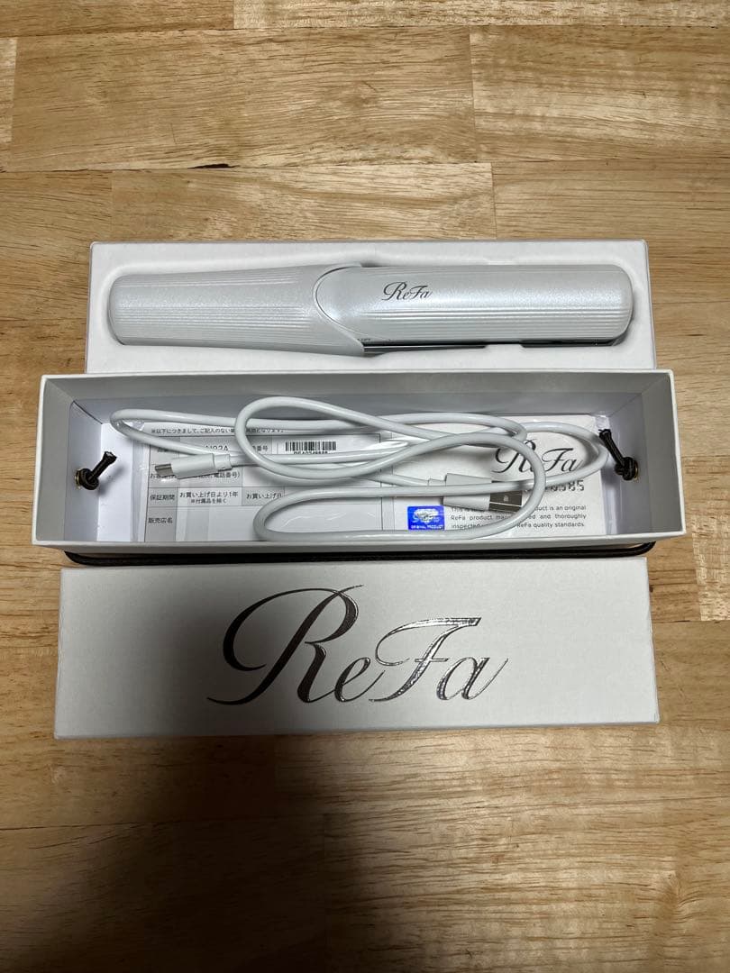 リファ フィンガーアイロンＳＴ　ホワイト