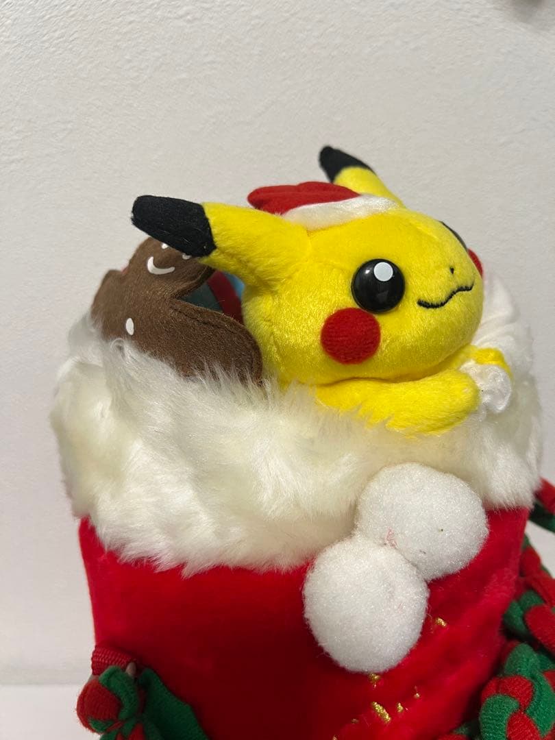 ポケモン クリスマスBIGブーツピカチュウサンタ　タグ付き