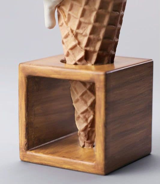 キティ コーンJXKスタジオ リアルねこソフトクリームフィギュア♡在庫２個のみ①