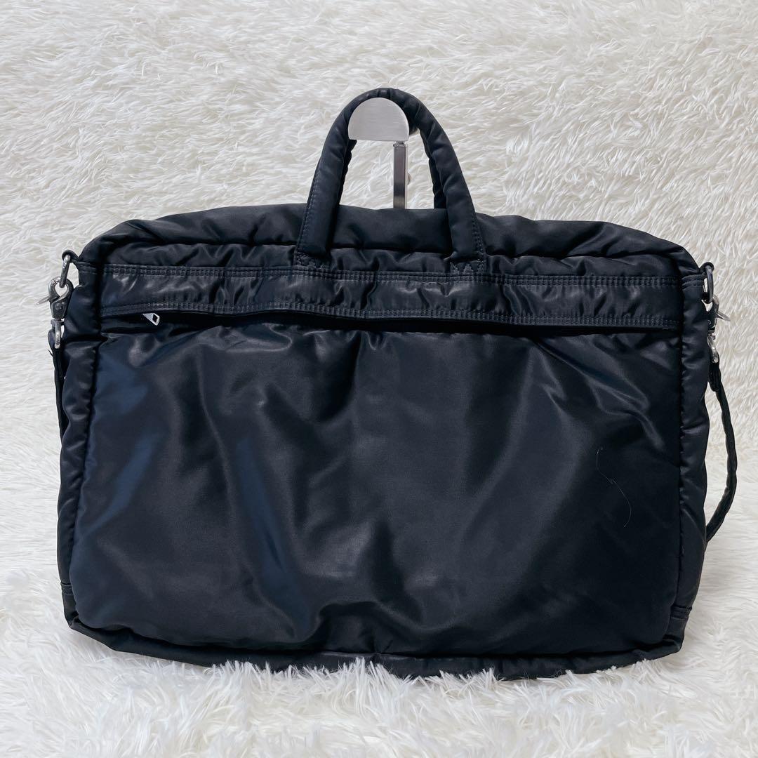 美品 PORTER タンカー 2way ブリーフケース ラウンドジップ