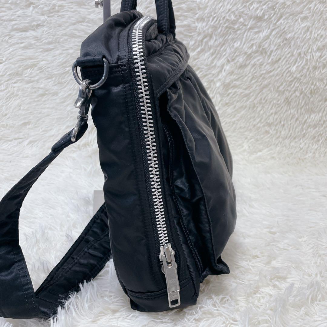 美品 PORTER タンカー 2way ブリーフケース ラウンドジップ