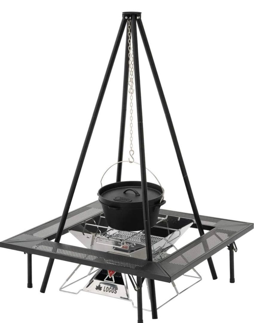 LOGOS　アイアン囲炉裏テーブル