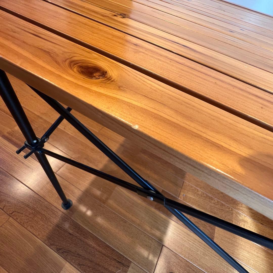 【ブラック限定品】 Coleman ウッドロールテーブル110