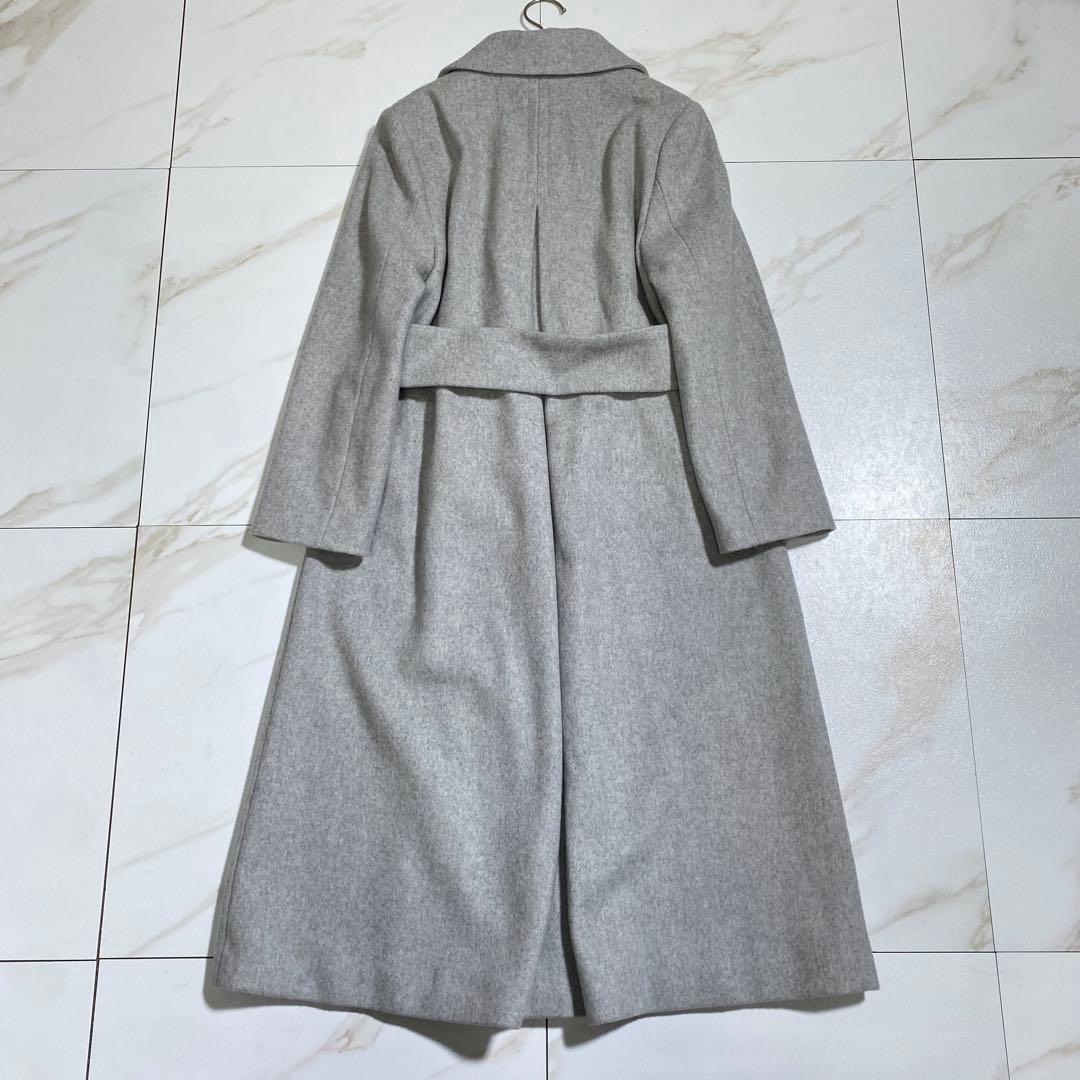 完売品♡ジャスグリッティ ウール パールボタンチェスターコート バックベルト