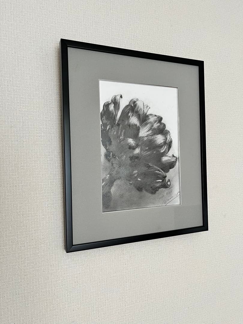 花の鉛筆画A4サイズ