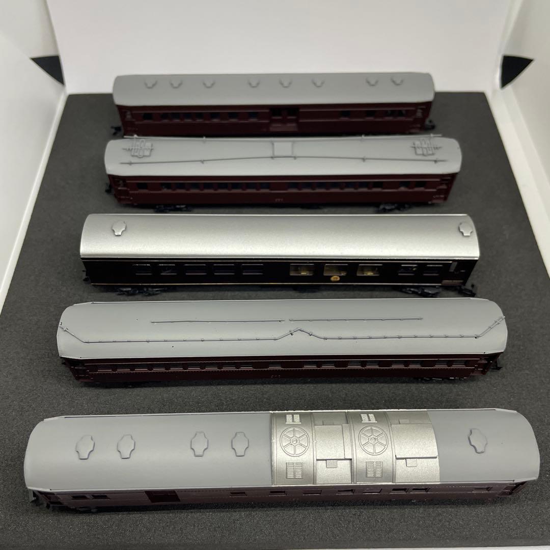 皇室用客車 御料車第一号(新) ワールド工芸 [御料車室内灯点灯] 美品