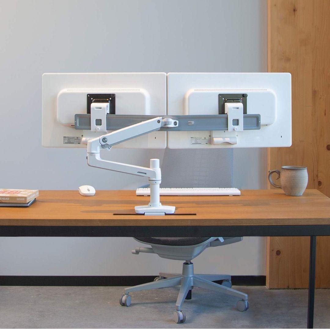 ERGOTRON エルゴトロン LX デュアル モニターアー厶 ハンドルキット付