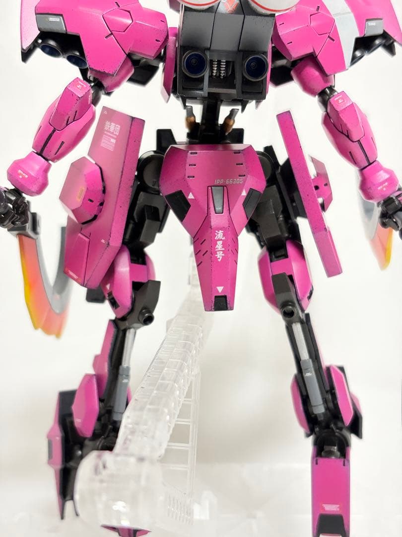 HG1/144 ユーゴー ウェザリング 流星号 塗装済完成品 鉄血のオルフェンズ