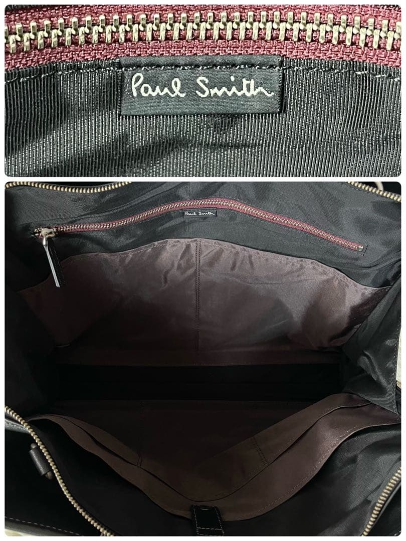 【新品未使用】ポールスミス　PSR313 2way レザー ブリーフケース