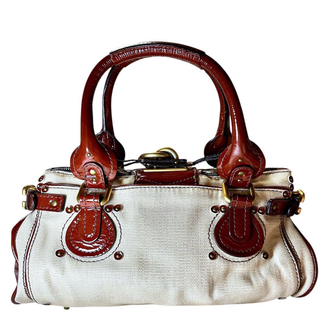 □らび□■極美品■レア■クロエChloe■ハンドバッグ■パディントン■保証書付