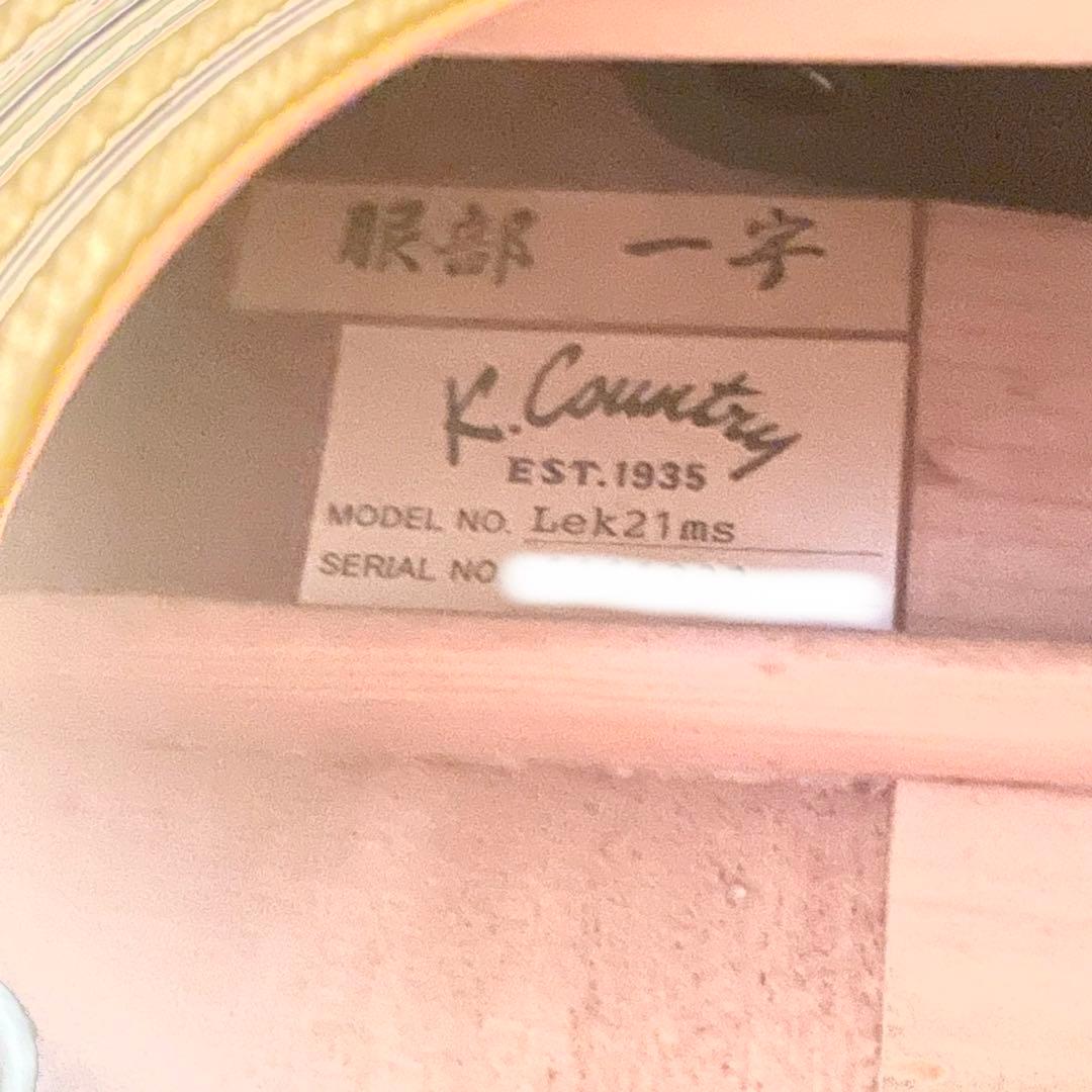k.country LEK21ms 服部一宇　アコースティックギター