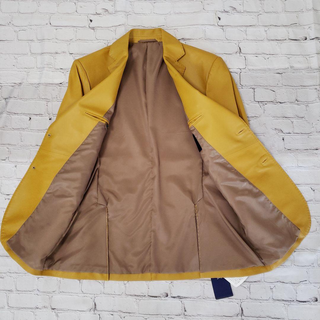 CIarence G-STAGE レザーシングルジャケット マスタード新品