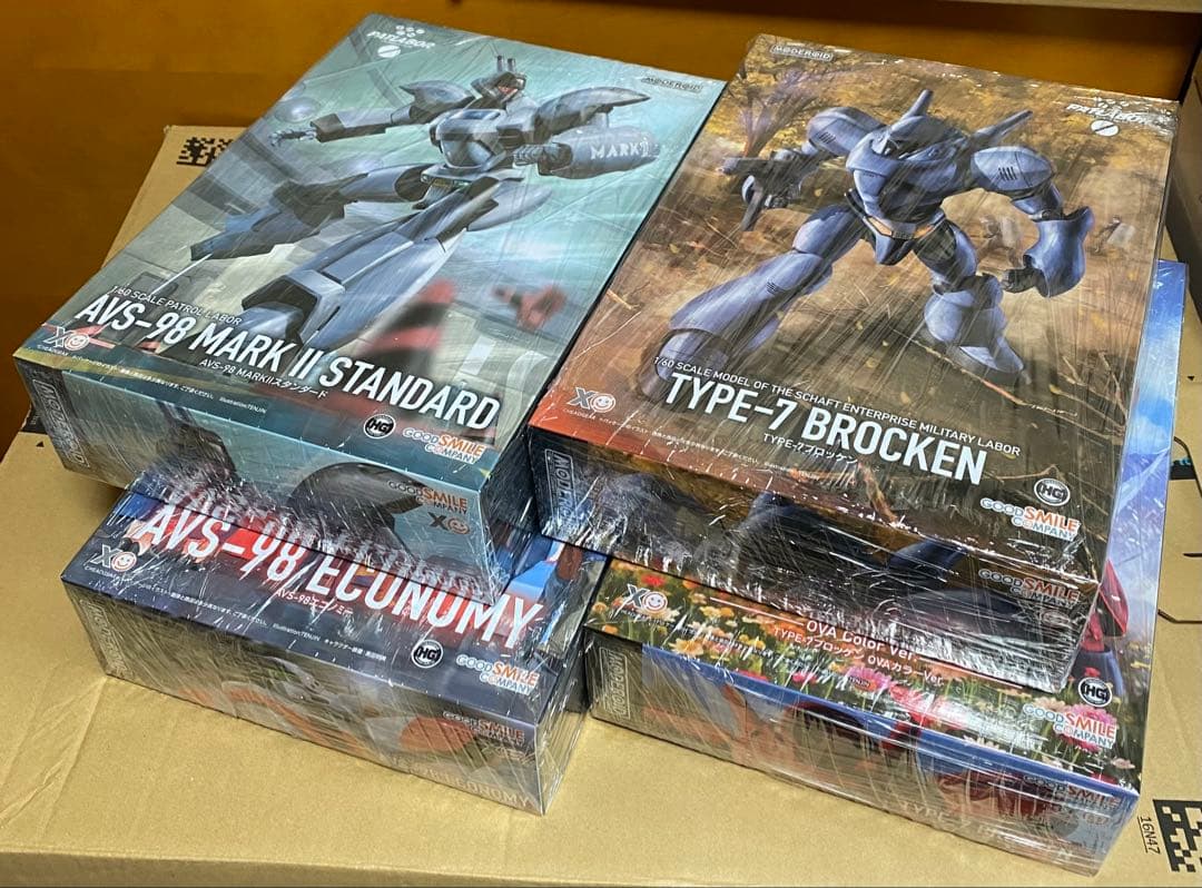 新品未開封　MODEROID モデロイド　パトレイバー　４種セット