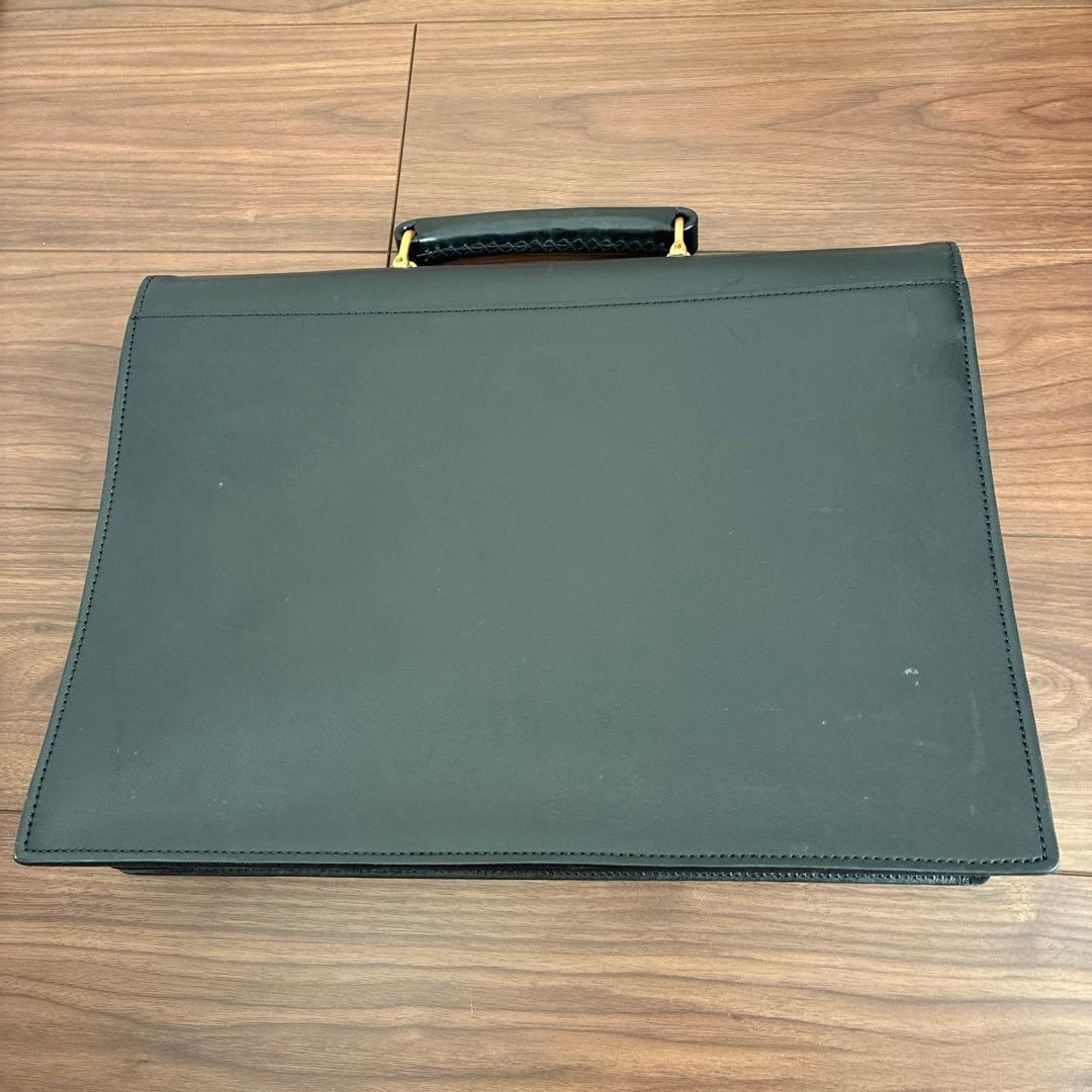 TANIZAWA Ginza 黒 レザー ビジネスバッグ