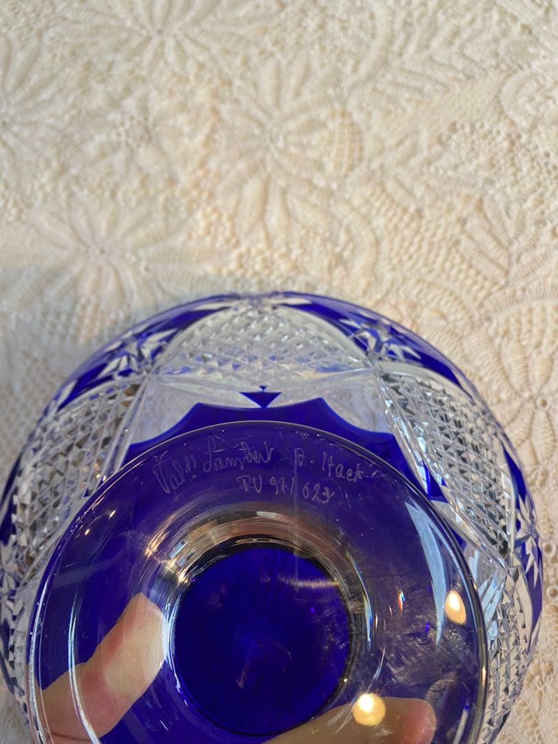 Val St Lambertヴァルサンランベール　カットが美しいクリスタルボウル