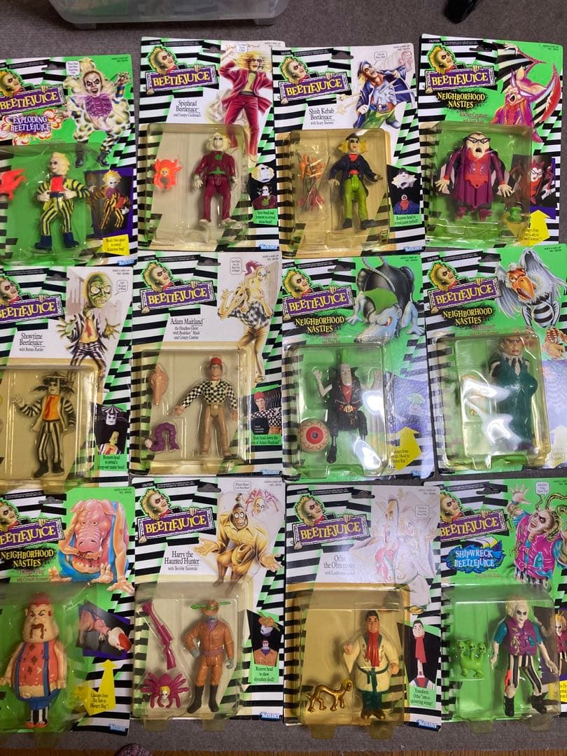 Beetlejuice ビートルジュース　12体セット フィギュア