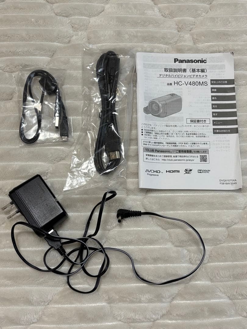 Panasonic HC-V480MS ビデオカメラ