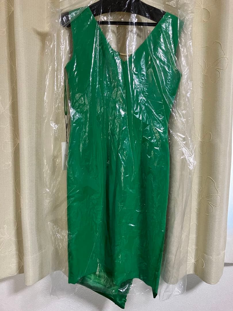 ケミカルレース×アシンメトリーキャバドレス(DE2858)