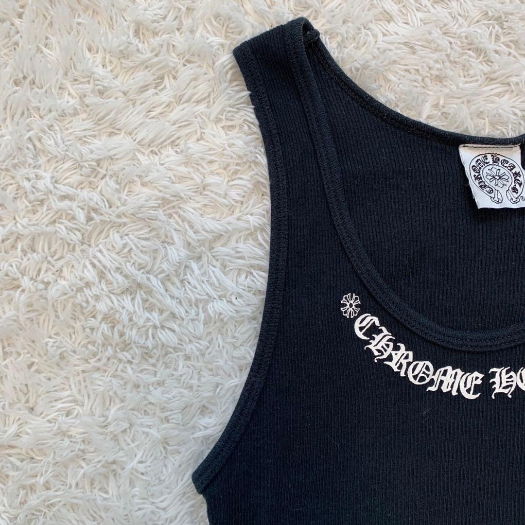 ［美品］クロムハーツ　バック　タガープリント　タンクトップ　アーチロゴ　Mサイズ