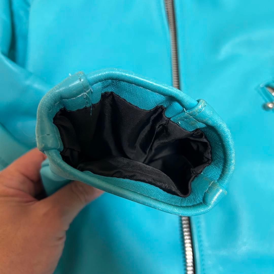 【ターコイズ　英国製】666ライダース LJM-9TF サイズ:32